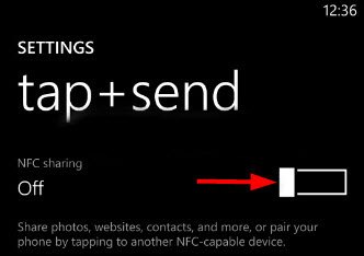 Tắt/mở NFC trên Windows Phone 8