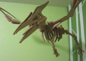 khung xương khủng long 3D