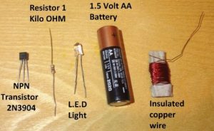 làm mạch sạc không dây đơn giản với pin và transistor